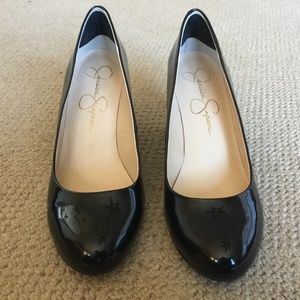 Jessica Simpson Wedge Heels Black 11M